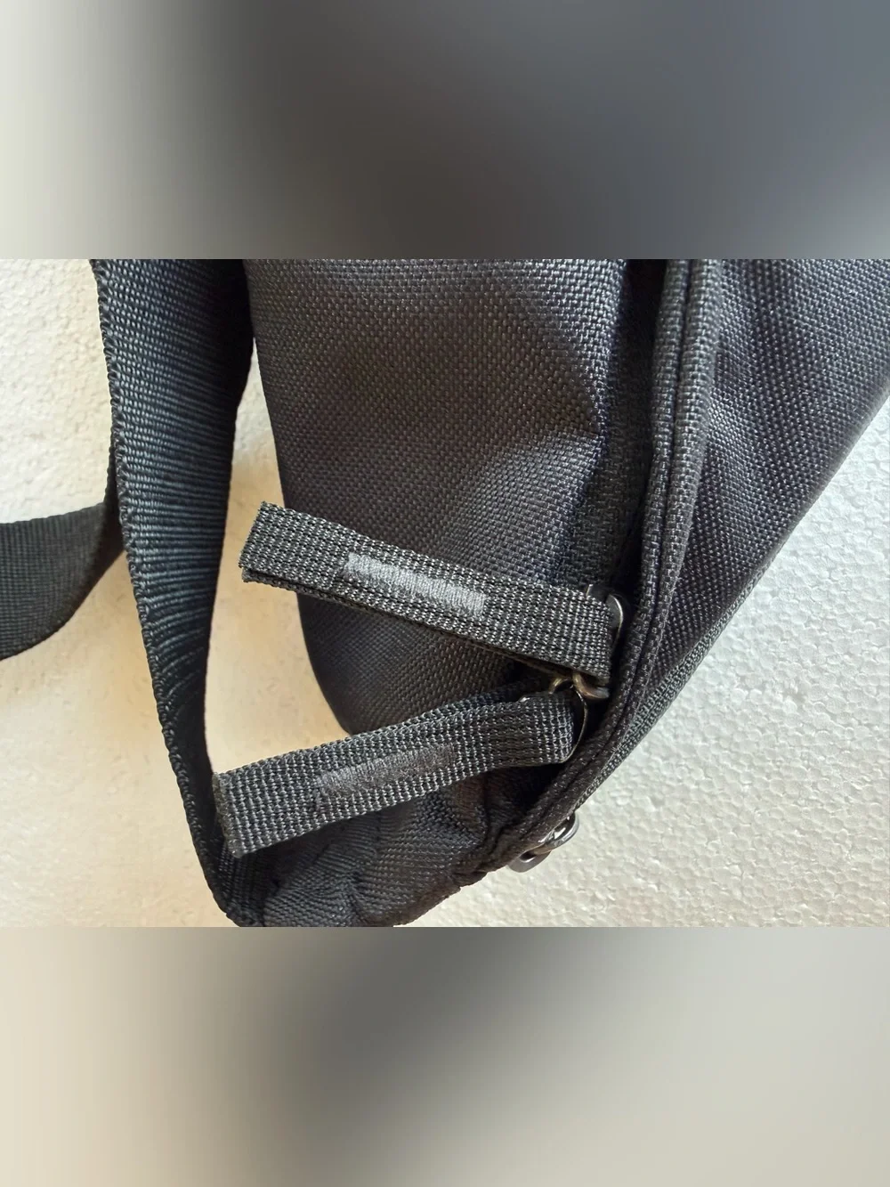 Nike Black crossbody with White Swoosh Logo